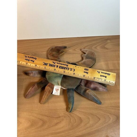 TY Beanie Baby Claude The Crab Retired September 3, 1996 [No Tag] - Picture 8 of 8